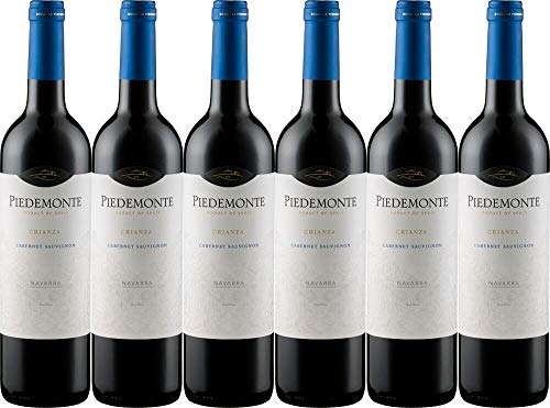 6x Piedemonte Cabernet Sauvignon Crianza 2017 - Weingut Bodegas Piedemonte, Navarra - Rotwein von Weingut Bodegas Piedemonte