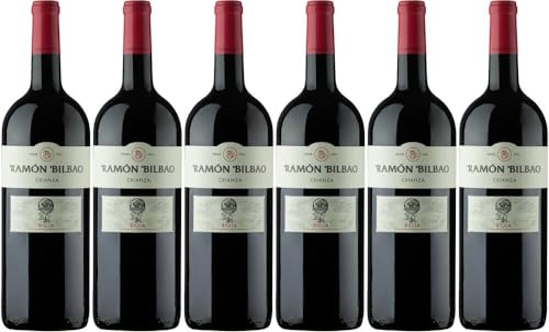 6x Ramon Bilbao Crianza Rioja DOCa Magnum 2019 - Weingut Bodegas Ramón Bilbao, La Rioja - Rotwein von Weingut Bodegas Ramón Bilbao