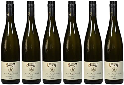 6x Weisser Burgunder trocken 2020 - Weingut Bosch, Pfalz - Weißwein von Weingut Bosch