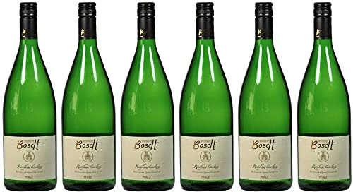 6x Riesling trocken 2023 - Weingut Bosch, Pfalz - Weißwein von Weingut Bosch