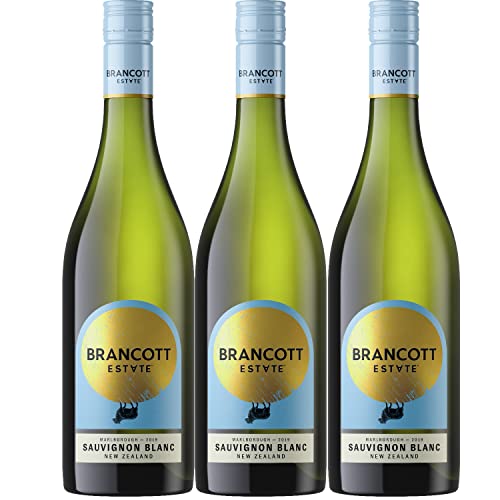 Brancott Estate Sauvignon Blanc Weißwein Wein trocken Neuseeland Paket (3 x 0,75l) von Weingut Brancott Estate