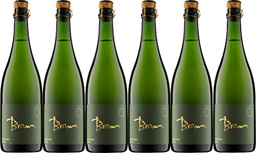 Weingut Braun Riesling Sekt brut (6 x 0,75L) von Weingut Braun