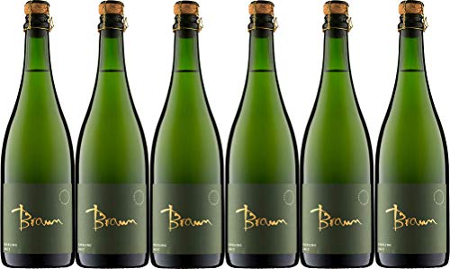 Weingut Braun Riesling Sekt brut (6 x 0,75L) von Weingut Braun