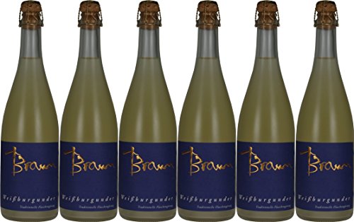 Weingut Braun Blanc de Blancs brut nature (6 x 0,75L) von Weingut Braun