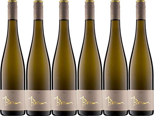 Weingut Braun Ellerstadter Bubeneck INDIVIDUELL Gewürztraminer Spätlese süß (6 x 0,75L) von Weingut Braun