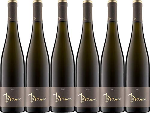 Weingut Braun Riesling 2 Punkt 0 trocken (6 x 0,75L) von Weingut Braun