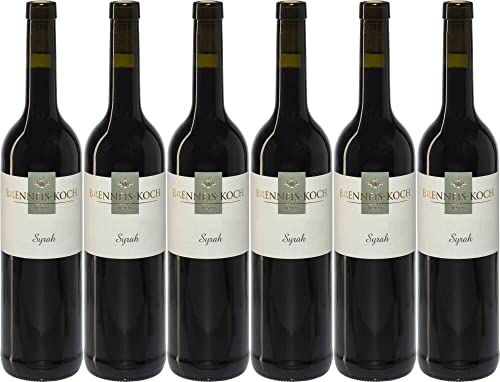 6x Magnum Syrah Rotwein trocken 2015 - Weingut Brenneis-Koch, Pfalz - Rotwein von Weingut Brenneis-Koch