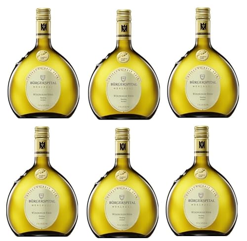6x 0,75l - 2022er - Bürgerspital zum Hl. Geist - Würzburger Stein - Riesling - VDP.Erste Lage - Qualitätswein Franken - Deutschland - Weißwein trocken 6x 0,75l - 2022er - Bürgerspital zum Hl. Geist - Würzburger Stein - Riesling - VDP.Erste Lage - Qualitätswein Franken - Deutschland - Weißwein trocken von Weingut Bürgerspital zum Hl. Geist