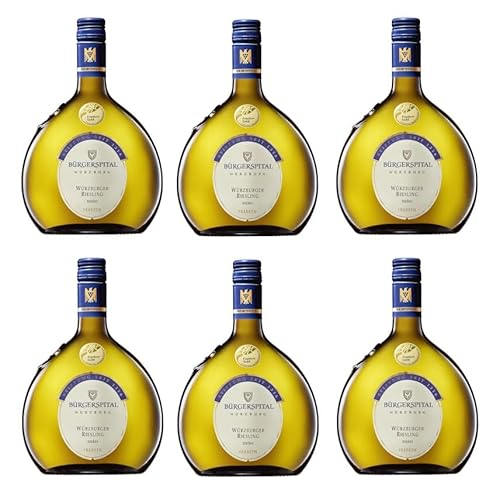 6x 0,75l - 2023er - Bürgerspital zum Hl. Geist - Würzburger Riesling - VDP.Ortswein - Qualitätswein Franken - Deutschland - Weißwein trocken 6x 0,75l - 2023er - Bürgerspital zum Hl. Geist - Würzburger Riesling - VDP.Ortswein - Qualitätswein Franken - Deutschland - Weißwein trocken von Weingut Bürgerspital zum Hl. Geist