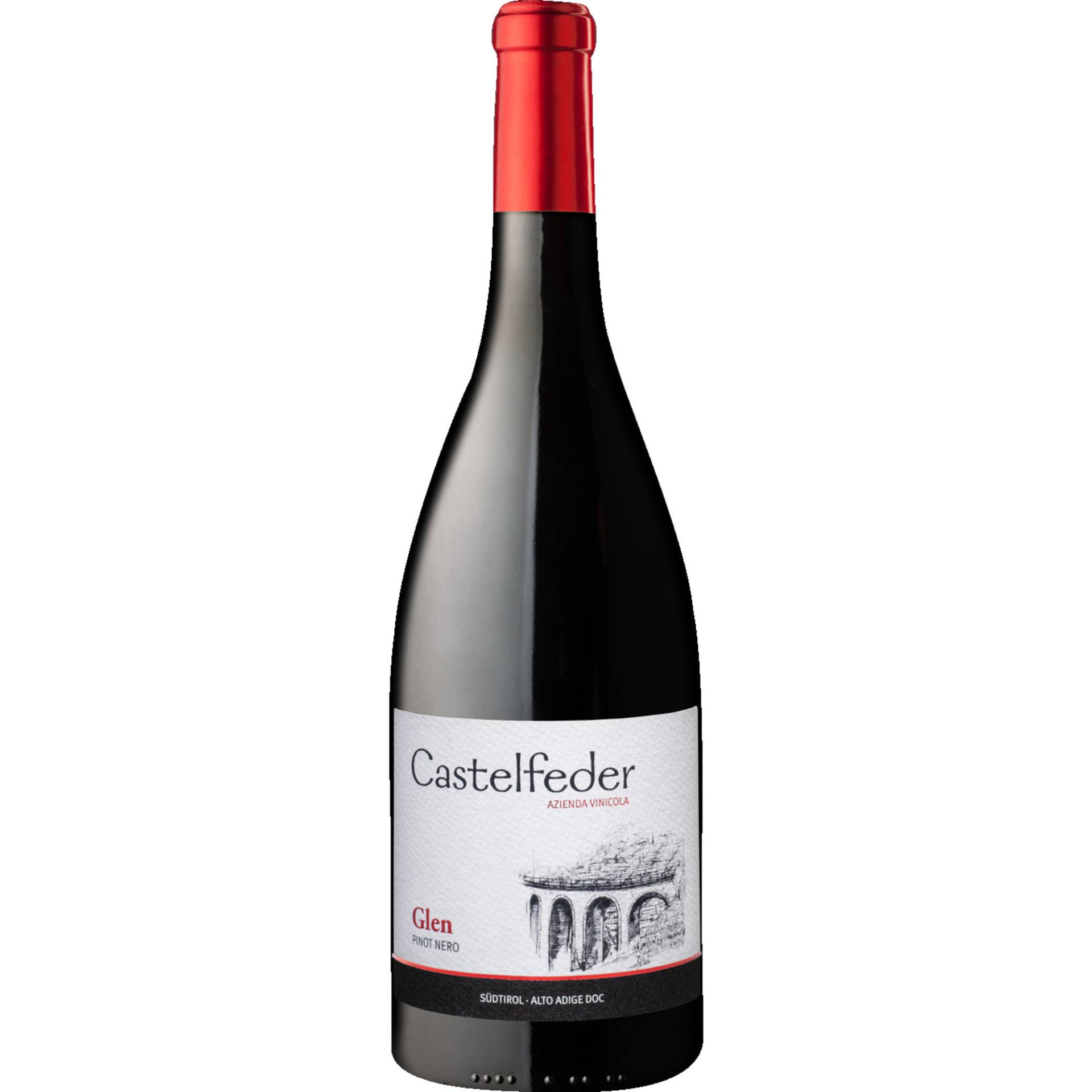 Pinot Nero "Glen", Südtirol Alto Adige DOC, Trentino, 2021, Rotwein Pinot Nero "Glen", Südtirol Alto Adige DOC, Trentino, 2021, Rotwein von Weingut Castelfeder, 39040 Kurting a.d. Weinstrasse, Italien
