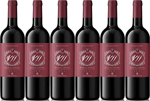 6x Rosso Toscano Clemente Vii 2019 - Weingut Castelli Del Grevepesa, Toscana - Rotwein von Weingut Castelli Del Grevepesa