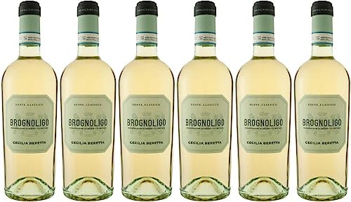6x Brognoligo Bio Soave Classico 2022 - Weingut Cecilia Beretta, Soave - Weißwein von Weingut Cecilia Beretta