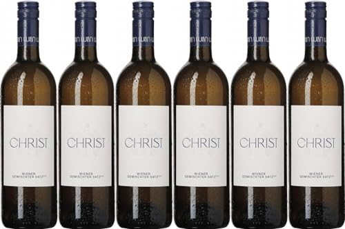 6x Christ Wiener Gemischter Satz Qualitätswein 2022 - Weingut Christ, Wien - Weißwein von Weingut Christ