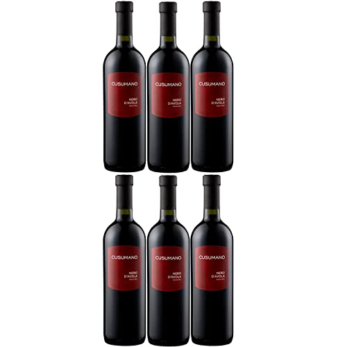 Cusumano Nero d'Avola Sicilia DOC Rotwein Wein Trocken Italien I Versanel Paket (6 x 0,75l) von Weingut Cusumano