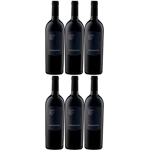 Cusumano Sàgana Sicilia DOC Rotwein Wein Trocken Italien I Versanel Paket (6 x 0,75l) von Weingut Cusumano
