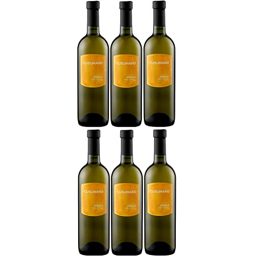 Cusumano Terre Siciliane Insolia IGT Weißwein Wein Trocken Italien I Versanel Paket (6 x 0,75l) von Weingut Cusumano