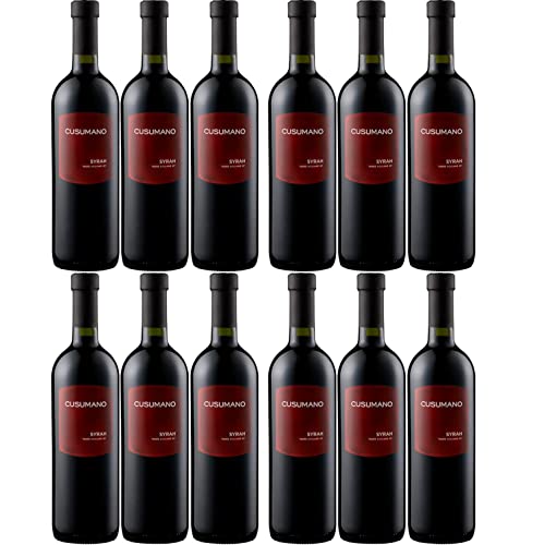 Cusumano Terre Siciliane Syrah IGT Rotwein Wein Trocken Italien I Versanel Paket (12 x 0,75l) von Weingut Cusumano