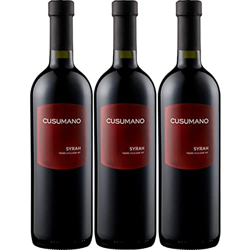 Cusumano Terre Siciliane Syrah IGT Rotwein Wein Trocken Italien I Versanel Paket (3 x 0,75l) von Weingut Cusumano