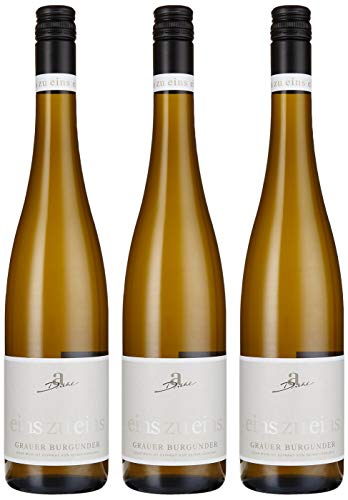 Weingut Diehl Grauer Burgunder "eins zu eins" Kabinett trocken (3 x 0.75 l) von Weingut Diehl