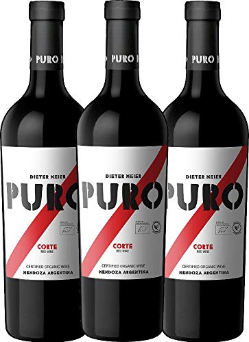 3er Paket - Puro Corte 2019 - Dieter Meier mit VINELLO.weinausgießer | trockener Rotwein mit VINELLO.weinausgießer | argentinischer Biowein aus Mendoza | 3 x 0,75 Liter 3er Paket - Puro Corte 2019 - Dieter Meier mit VINELLO.weinausgießer | trockener Rotwein mit VINELLO.weinausgießer | argentinischer Biowein aus Mendoza | 3 x 0,75 Liter von Weingut Dieter Meier