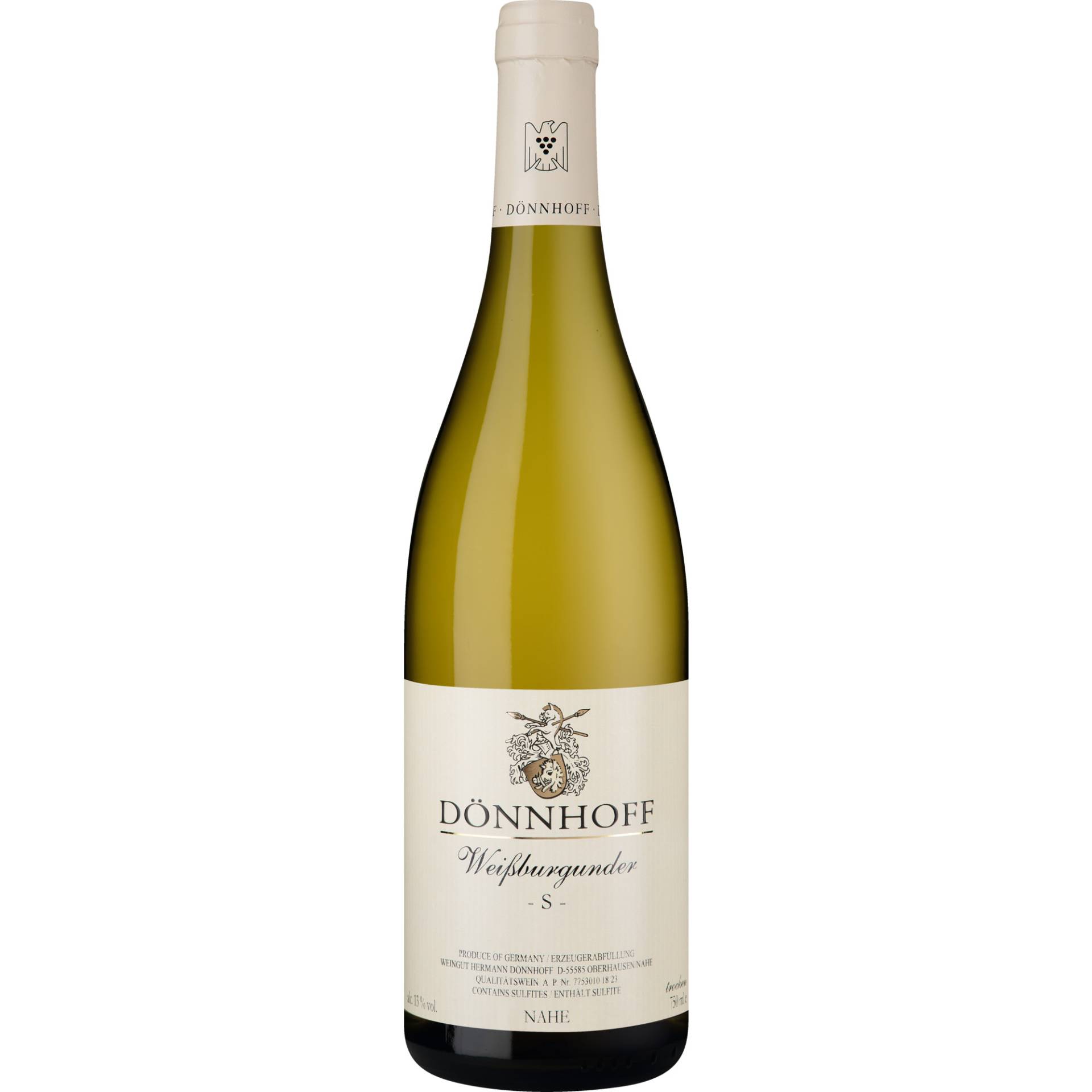 Dönnhoff Weissburgunder S, Trocken, Nahe, Nahe, 2022, Weißwein von Weingut Dönnhoff, D - 55585 Oberhausen