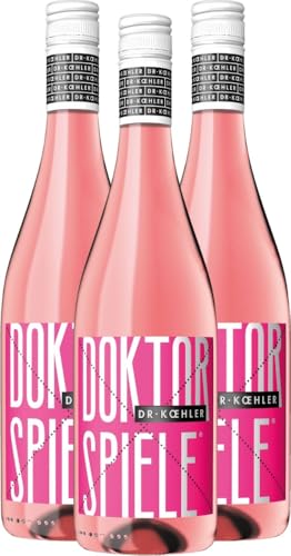 Doktorspiele Rosé von Dr. Koehler - Roséwein 3 x 0,75l VINELLO - 3er - Weinpaket inkl. kostenlosem VINELLO.weinausgießer Doktorspiele Rosé von Dr. Koehler - Roséwein 3 x 0,75l VINELLO - 3er - Weinpaket inkl. kostenlosem VINELLO.weinausgießer von Weingut Dr. Koehler