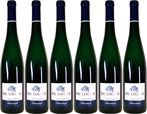 6x Riesling Blauschiefer 2022 - Weingut Dr. Loosen, Mosel - Weißwein von Weingut Dr. Loosen