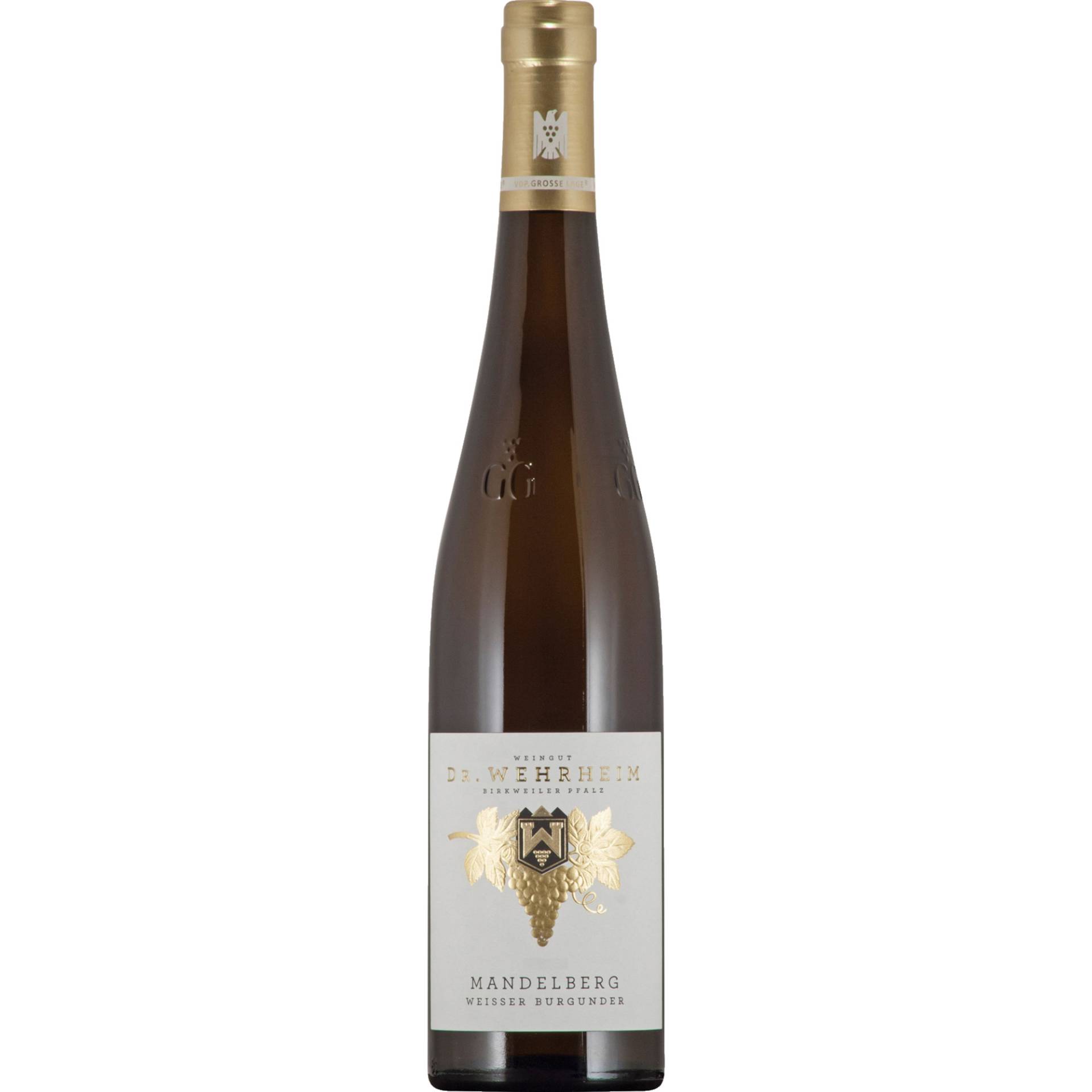Mandelberg Weissburgunder GG, trocken, Pfalz, Pfalz, 2022, Weißwein von Weingut Dr. Wehrheim,76831,Birkweiler,Deutschland