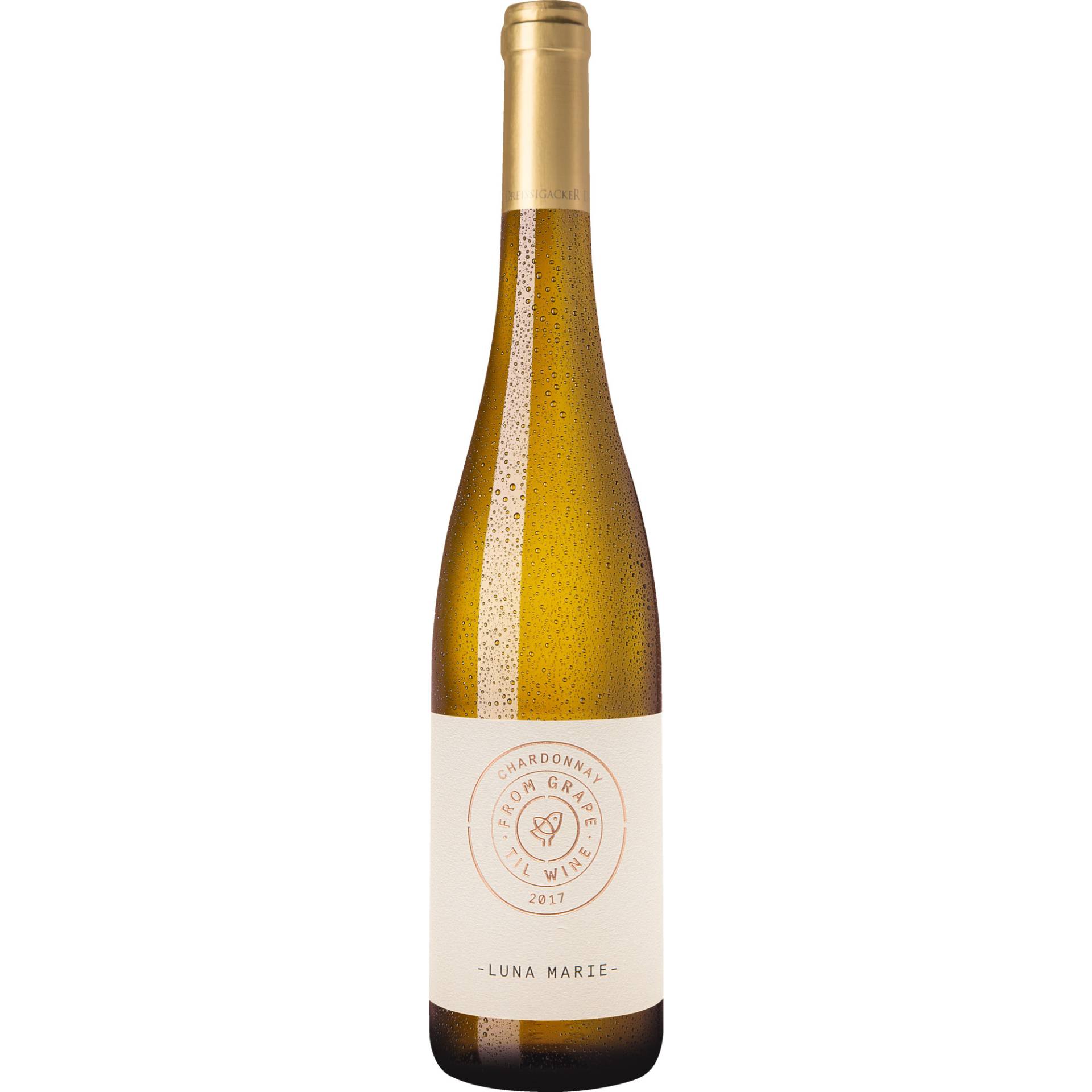 Luna Marie Chardonnay - From Grape Til Wine, Trocken, Rheinhessen, Rheinhessen, 2017, Weißwein von Weingut Dreissigacker, DE - 67595 Bechtheim