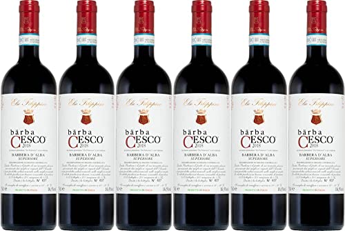 6x Bärba Cesco Barbera d' Alba Superiore 2018 - Weingut Elio Filippino, Piemonte - Rotwein 6x Bärba Cesco Barbera d' Alba Superiore 2018 - Weingut Elio Filippino, Piemonte - Rotwein von Weingut Elio Filippino