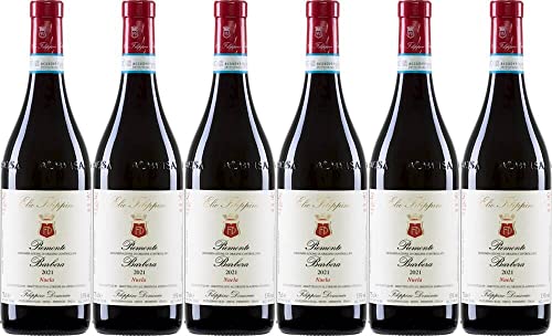 6x Barbera Piemonte Nuela 2021 - Weingut Elio Filippino, Piemonte - Rotwein von Weingut Elio Filippino