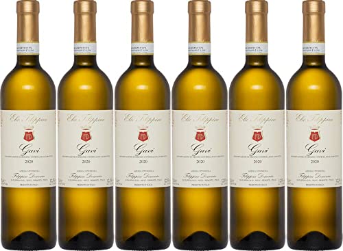 6x Gavi 2021 - Weingut Elio Filippino, Piemonte - Weißwein von Weingut Elio Filippino