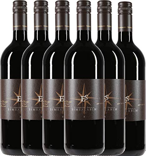 Cuvée Simsalabim 1,0 l von Ellermann-Spiegel - Rotwein 6 x 0,75l 2021 VINELLO - 6er - Weinpaket inkl. kostenlosem VINELLO.weinausgießer von Weingut Ellermann-Spiegel
