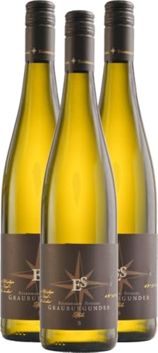 Grauburgunder trocken von Ellermann-Spiegel - Weißwein 3 x 0,75l VINELLO - 3er - Weinpaket inkl. kostenlosem VINELLO.weinausgießer Grauburgunder trocken von Ellermann-Spiegel - Weißwein 3 x 0,75l VINELLO - 3er - Weinpaket inkl. kostenlosem VINELLO.weinausgießer von Weingut Ellermann-Spiegel