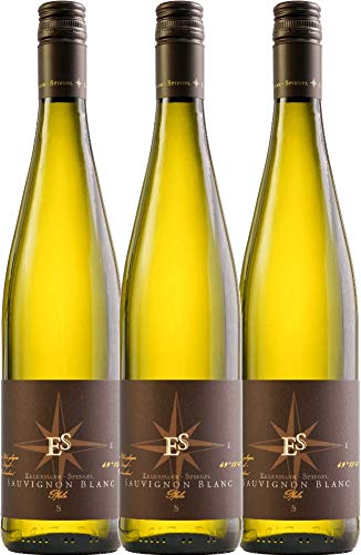 Sauvignon Blanc - Ellermann-Spiegel - Weißwein 3 x 0,75l VINELLO - 3er - Weinpaket inkl. kostenlosem VINELLO.weinausgießer von Weingut Ellermann-Spiegel