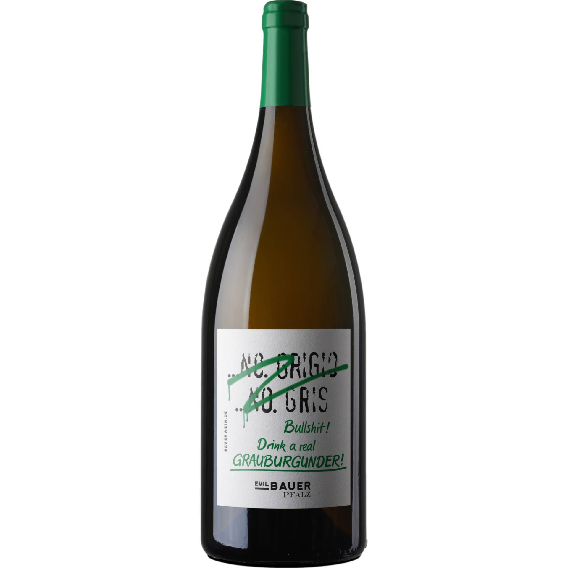 Bauer Bullshit Grauburgunder, Trocken, Pfalz, Magnum, Pfalz, 2021, Weißwein Bauer Bullshit Grauburgunder, Trocken, Pfalz, Magnum, Pfalz, 2021, Weißwein von Weingut Emil Bauer GbR Walsheimer Straße 18 76829 Landau-Nußdorf - Deutschland