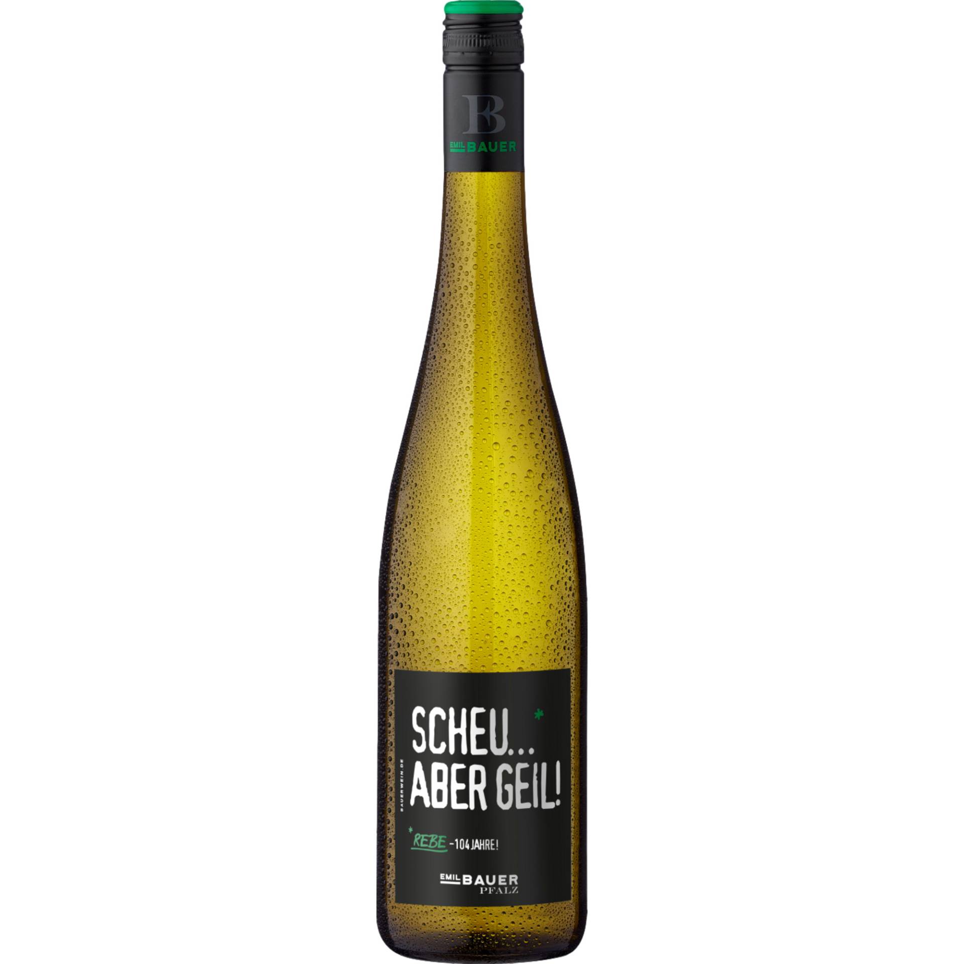 Bauer Scheu aber Geil Scheurebe, Trocken, Pfalz, Pfalz, 2023, Weißwein Bauer Scheu aber Geil Scheurebe, Trocken, Pfalz, Pfalz, 2023, Weißwein von Weingut Emil Bauer GbR Walsheimer Straße 18 76829 Landau-Nußdorf - Deutschland