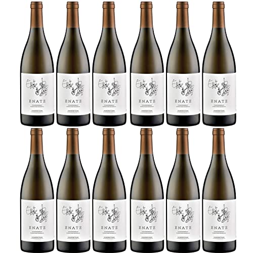 Enate Chardonnay Barrica DO Weißwein Wein Trocken Spanien I Visando Paket (12 x 0,75l) von Weingut Enate