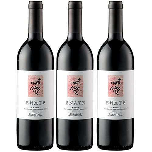Enate Crianza DO Rotwein Wein Cuvée Trocken Spanien I Visando Paket (3 x 0,75l) von Weingut Enate