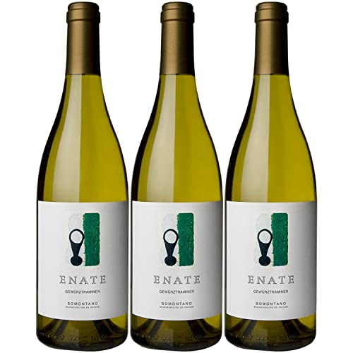 Enate Gewürztraminer DO Weißwein Wein Trocken Spanien I Visando Paket (3 x 0,75l) von Weingut Enate