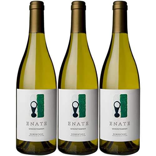 Enate Gewürztraminer DO Weißwein Wein Trocken Spanien I Visando Paket (3 x 0,75l) von Weingut Enate