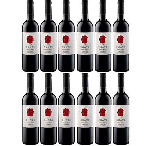Enate Merlot - Merlot DO Rotwein Wein Trocken Spanien I Visando Paket (12 x 0,75l) von Weingut Enate