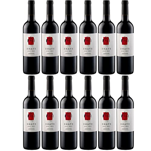 Enate Merlot - Merlot DO Rotwein Wein Trocken Spanien I Visando Paket (12 x 0,75l) von Weingut Enate