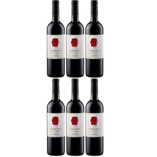 Enate Merlot - Merlot DO Rotwein Wein Trocken Spanien I Visando Paket (6 x 0,75l) von Weingut Enate