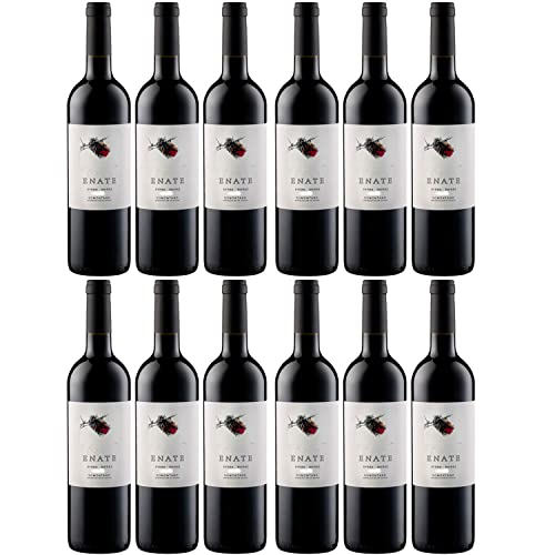 Enate Syrah Shiraz DO Rotwein Wein Trocken Spanien I Visando Paket (12 x 0,75l) von Weingut Enate