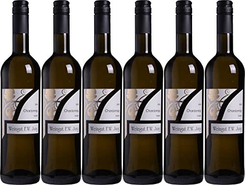 6x Chardonnay trocken 2023 - Weingut F.W. Jung, Nahe - Weißwein von Weingut F.W. Jung