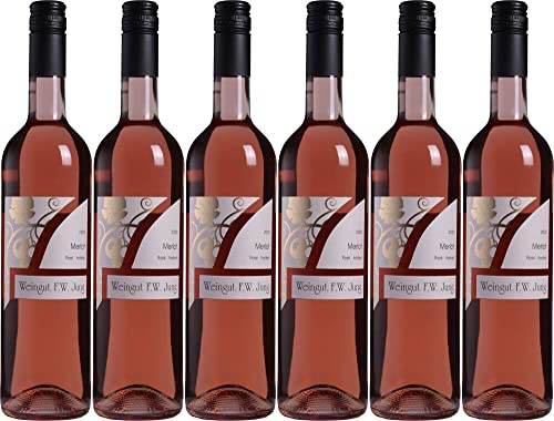 6x Merlot Rosé trocken 2023 - Weingut F.W. Jung, Nahe - Rosé von Weingut F.W. Jung