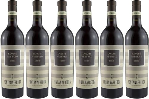 6x Ebbio Langhe Nebbiolo 2021 - Weingut Fontanafredda, Piemonte - Rotwein von Weingut Fontanafredda