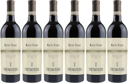 6x Marne Brune Nebbiolo d'Alba 2019 - Weingut Fontanafredda, Piemonte - Rotwein von Weingut Fontanafredda