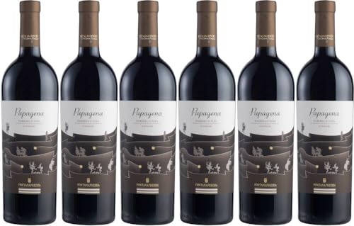 6x Papagena Barbera d'Alba 2020 - Weingut Fontanafredda, Piemonte - Rotwein von Weingut Fontanafredda